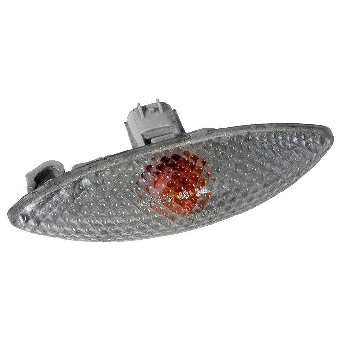 OLSA 1.02.158.00 Blinker SIDE LAMP rechts, weiß, mit Lampenträger, transparent