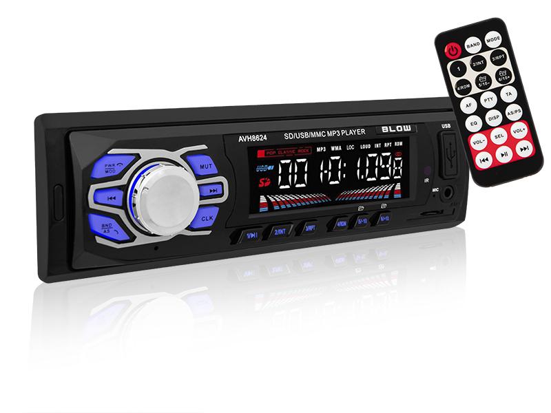 BLOW 78-269# Autoradio mit Montagewerkzeug, 1 DIN, Anschlüsse: microSD, MP3