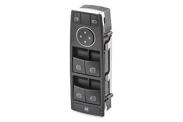 TOPRAN 410 186 Switch, window winder Driver side, Chromed edge-image-17896557