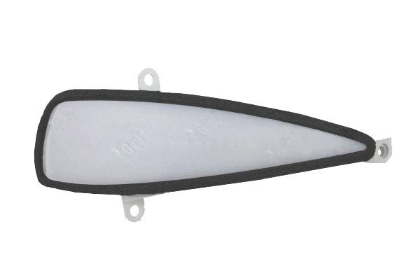 ABAKUS 018-12-862D Blinker Tuning / Zubehörteile Außenspiegel rechts, weiß