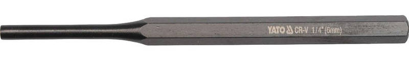 YATO YT-47141 Pin Punch Chrome Vanadium Steel, Length: 150mm, Ø: 1.5mm-image-18090516