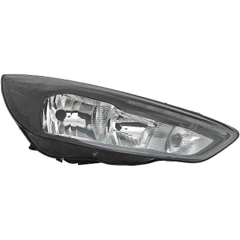 Photos - Car Lights / DRL DIEDERICHS 1419182 Headlights Right, H1, with motor for headlamp levelling, Halogen