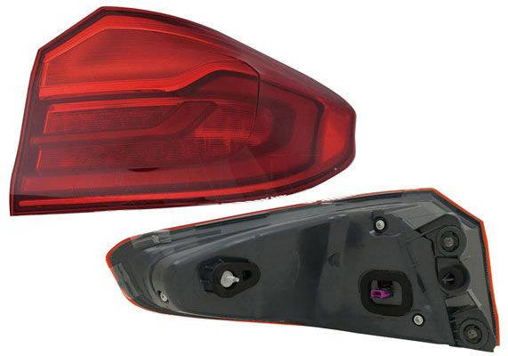 ALKAR 2032845 Rear light Right, with bulb holder, Outer section, LED-image-18992468
