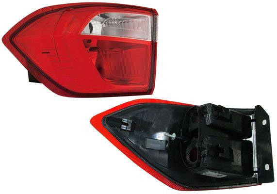 ALKAR 2201359 Rear light Left, without bulb holder, PY21W-image-18992473