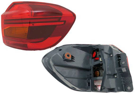 ALKAR 2214831 Rear light Right, without bulb holder, Outer section, H21W-image-18992482