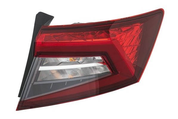 HELLA 9EL 354 856-021 Rear light Right, with bulb holder, Outer section, W16W, with bulbs-image-19139438