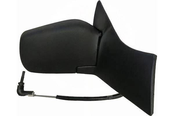 MAX MCT150-R Specchietti retrovisori Dx, Regolazione:comando cavo flessibile, nero opaco