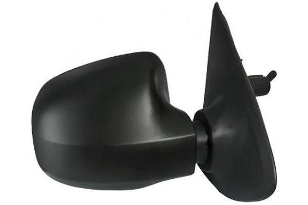 MAX MDL101-R Specchietti retrovisori Dx, Regolazione:comando cavo flessibile, nero opaco