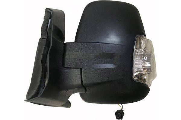 MAX MFD808-L Specchietti retrovisori Sx, con specchio a grandangolo, nero opaco