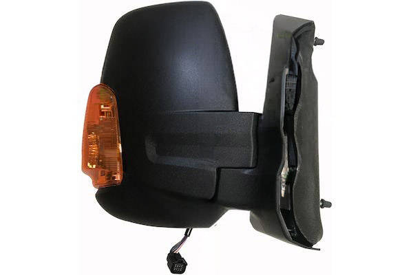 MAX MFD813-R Specchietti retrovisori Dx, con specchio a grandangolo, nero opaco