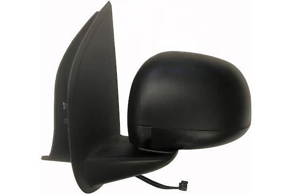 MAX MFT127-L Specchietti retrovisori Sx, per regolazione elettrica specchio, nero opaco