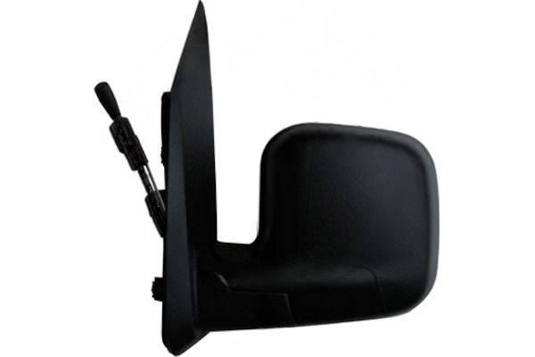 MAX MFT300-L Specchietti retrovisori Sx, Regolazione:comando cavo flessibile, nero opaco