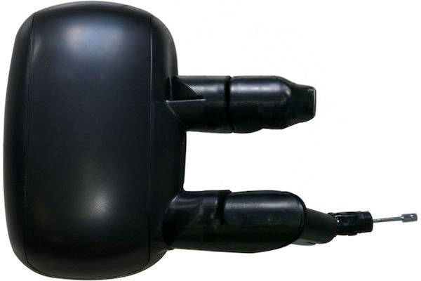 MAX MFT399-R Specchietti retrovisori Dx, Regolazione:comando cavo flessibile, nero opaco