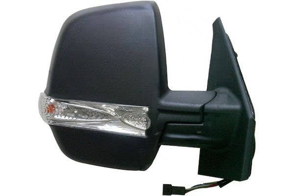 MAX MFT412-R Specchietti retrovisori Dx, con specchio a grandangolo, nero opaco