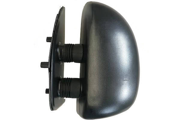 MAX MFT822-L Specchietti retrovisori Sx, con specchio a grandangolo, nero opaco