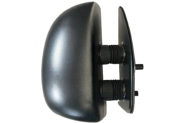 MAX MFT822-R Specchietti retrovisori Dx, con specchio a grandangolo, nero opaco