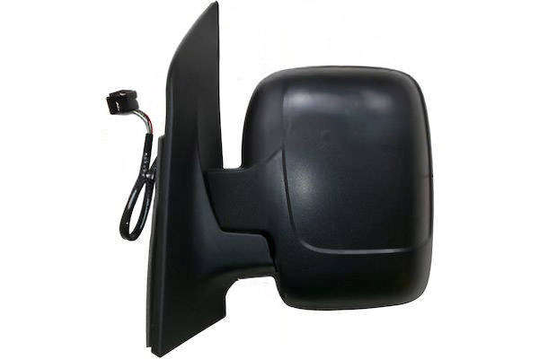MAX MFT835-L Specchietti retrovisori Sx, con specchio a grandangolo, nero opaco
