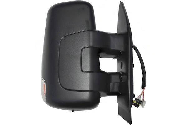MAX MID131-R Specchietti retrovisori Dx, con specchio a grandangolo, nero opaco