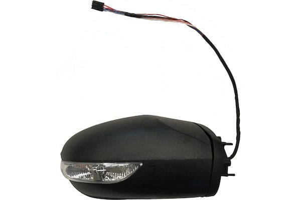 MAX MMB131-R Specchietti retrovisori Dx, per regolazione elettrica specchio, nero opaco