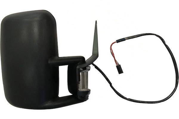MAX MMB801-R Specchietti retrovisori Dx, per regolazione elettrica specchio, nero opaco
