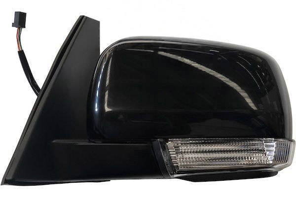 MAX MMT101-L Specchietti retrovisori Sx, per regolazione elettrica specchio, nero opaco