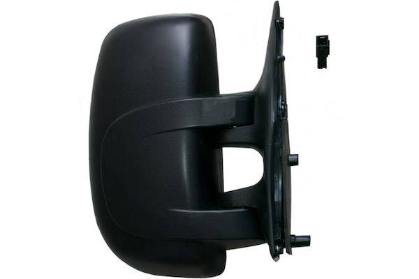 MAX MRN173-R Specchietti retrovisori Dx, con specchio a grandangolo, nero opaco