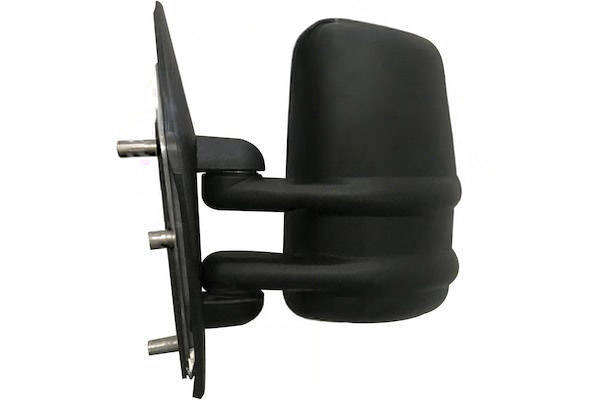 MAX MRN318-L Specchietti retrovisori Sx, con specchio a grandangolo, nero opaco