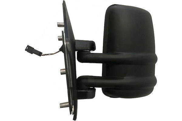 MAX MRN319-L Specchietti retrovisori Sx, con specchio a grandangolo, nero opaco