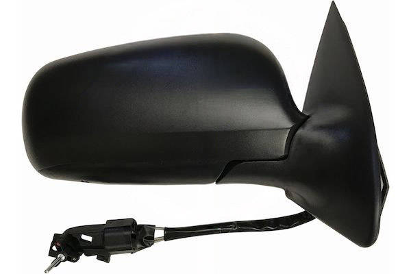 MAX MSK102-R Specchietti retrovisori Dx, Regolazione:comando cavo flessibile, nero opaco
