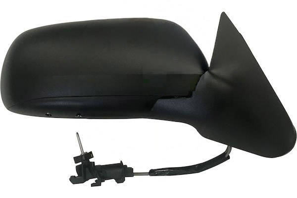 MAX MSK110-R Specchietti retrovisori Dx, Regolazione:comando cavo flessibile, nero opaco