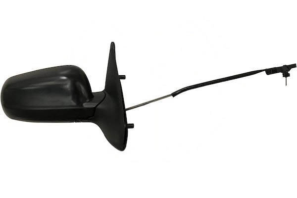 MAX MST132-R Specchietti retrovisori Dx, Regolazione:comando cavo flessibile, nero opaco