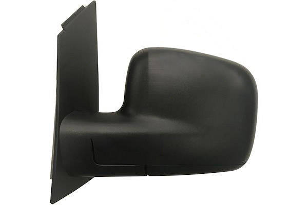 Rétroviseur extérieur Max MVW112-L avant gauche noir mat asphérique, sans rétroviseur grand angle, pour réglage manuel des rétroviseurs