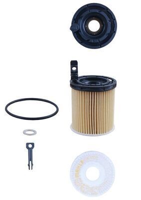 MAHLE OX 1121D Oil filter Filter Insert, with gaskets/seals-image-19353225