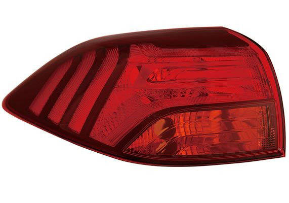 ALKAR 2217632 Rear light Left, without bulb holder, P21/5W-image-19358180