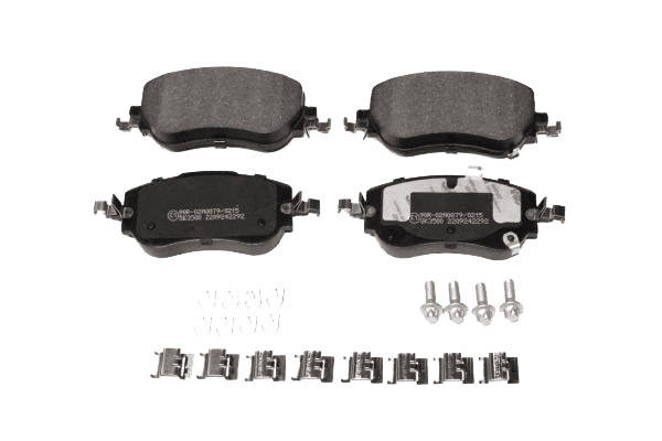 LPR 05P2292K Kit pastiglie freno con segnalatore acustico usura, con accessori, con bulloni/viti