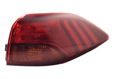VAN WEZEL 8286922 Rear light Right, with bulb holder, Outer section, P21W-image-19917448