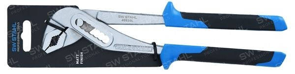 SW-Stahl 40920SB Pipe Wrench / Water Pump Pliers Length: 240mm, Chrome Vanadium Steel-image-20069912
