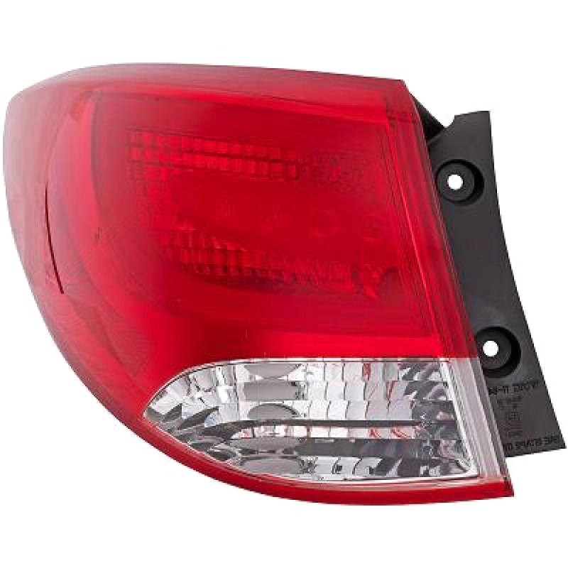 DIEDERICHS 6861097 Rear light Left, without bulb holder, Outer section, PY21W-image-20108646
