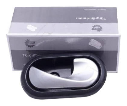 ESEN SKV 96SKV814 Door Handle Right Front, black, with cable pull, Chromed-image-20185127