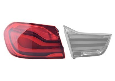 VAN WEZEL 0590921U Rear light Left, with bulb holder, Outer section, LED-image-20472758