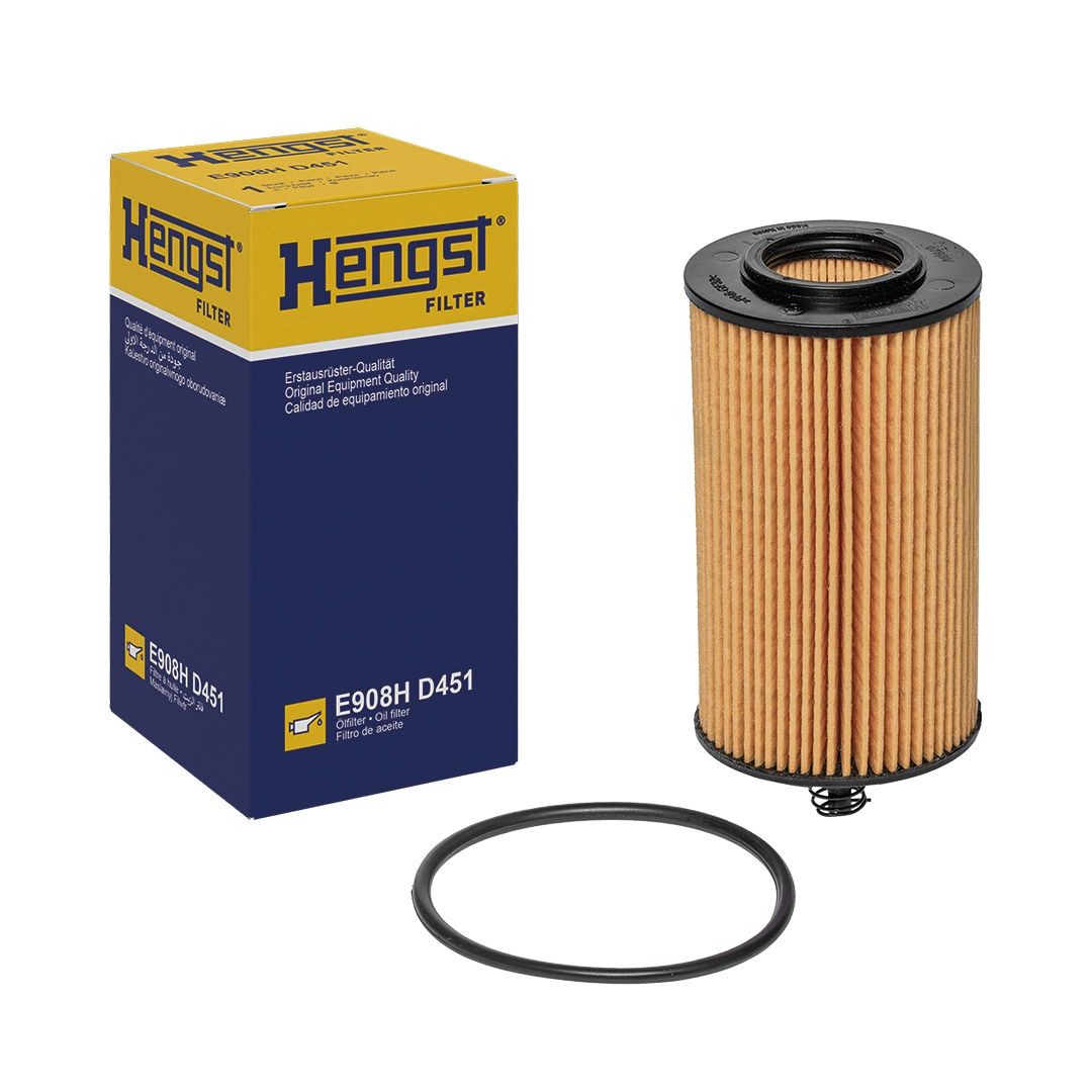 HENGST FILTER E908H D451 Oil filter with gaskets/seals-image-20475913