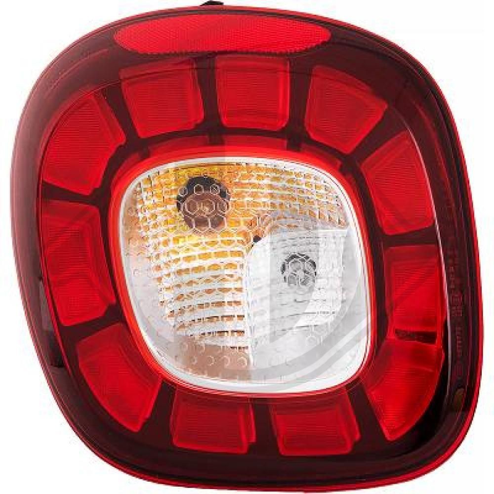 DIEDERICHS 1607190 Rear light Priority Parts Right, with bulb holder-image-20487053