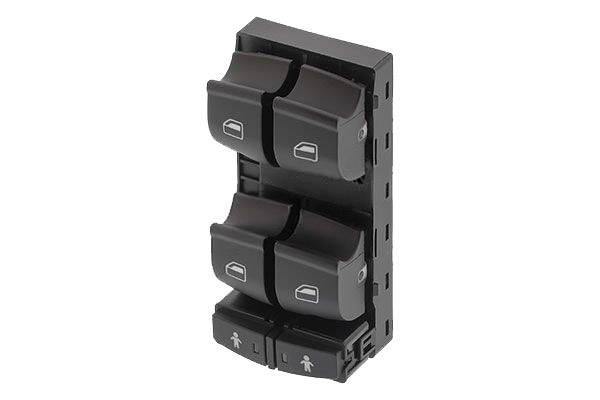TOPRAN 119 314 Switch, window winder Driver side, Doors: 4-image-20672412