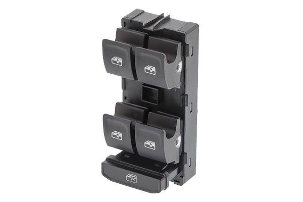 TOPRAN 120 202 Switch, window winder Vehicle Door, Doors: 4, Chromed edge-image-20672431