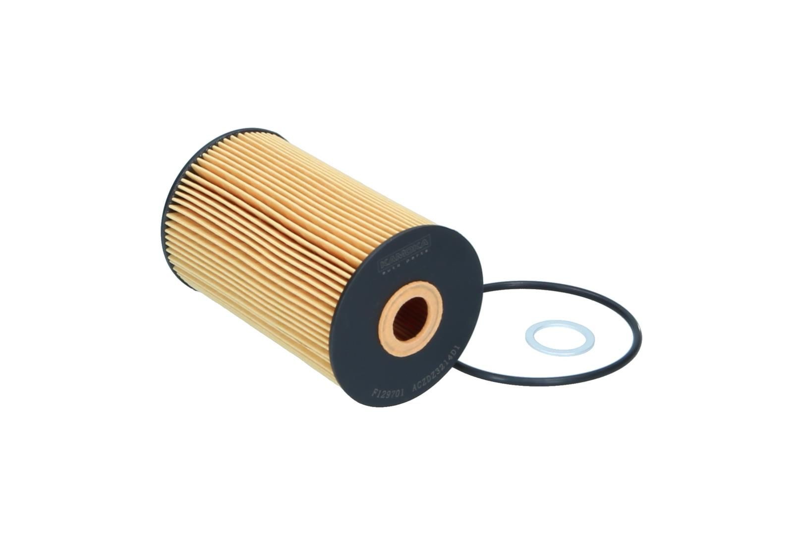KAMOKA F129701 Oil filter Filter Insert, with gasket/seal-image-20856364