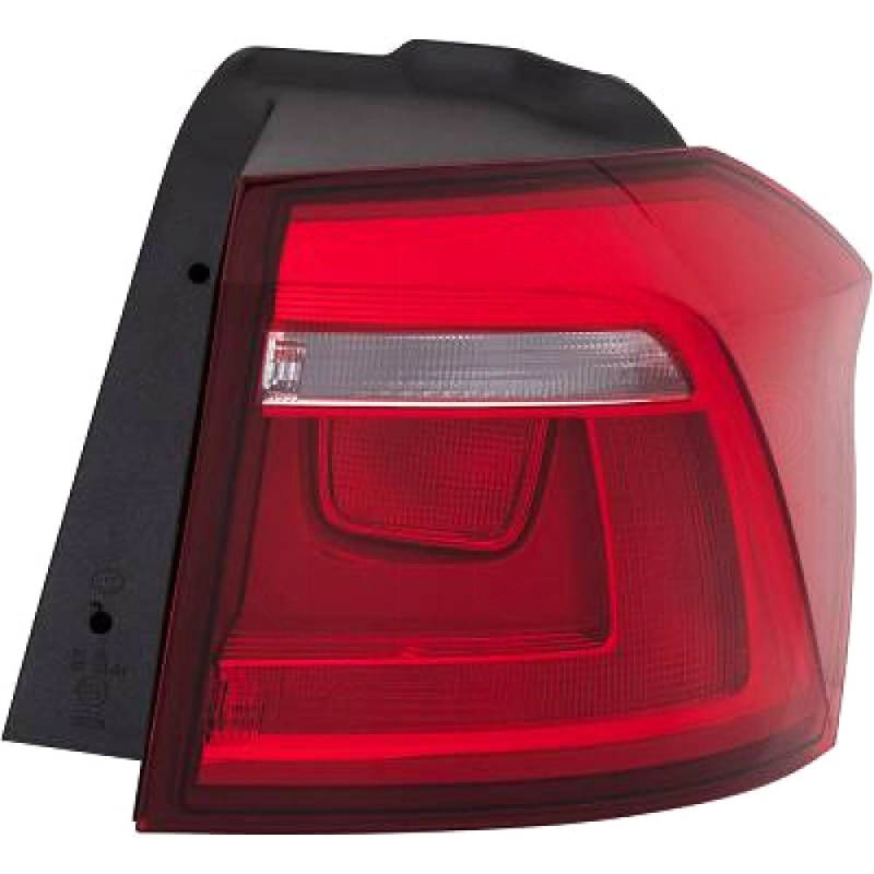 DIEDERICHS 2216791 Rear light Left, without bulb holder, Outer section-image-20859119