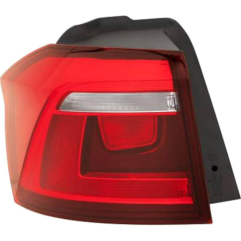 DIEDERICHS 2216793 Rear light Left, without bulb holder, Outer section-image-20859121