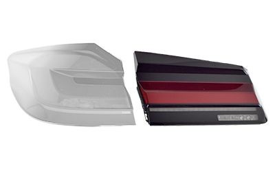 VAN WEZEL 0557923U Rear light Left, with bulb holder, Inner Section-image-21479158