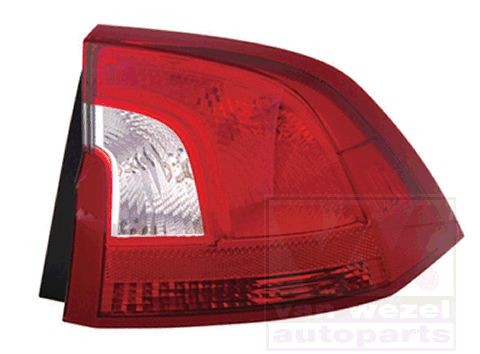 VAN WEZEL 5922932 Rear light Right, without bulb holder, Outer section-image-21479598