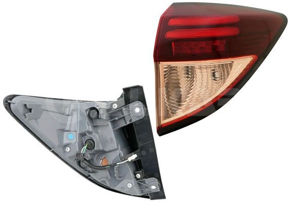 ALKAR 2204741 Rear light Right, without bulb holder, WY21W-image-21506113